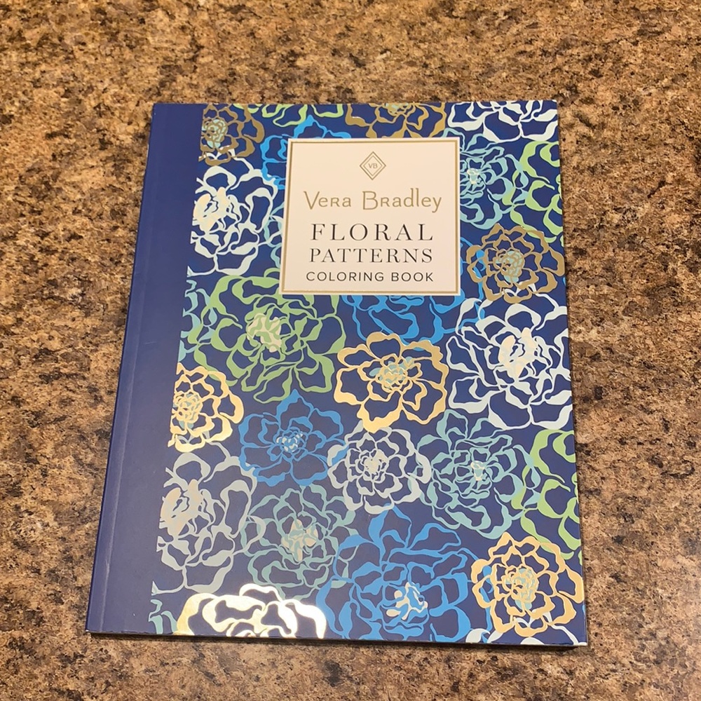 NEW Vera Bradley Floral Patterns Coloring Book